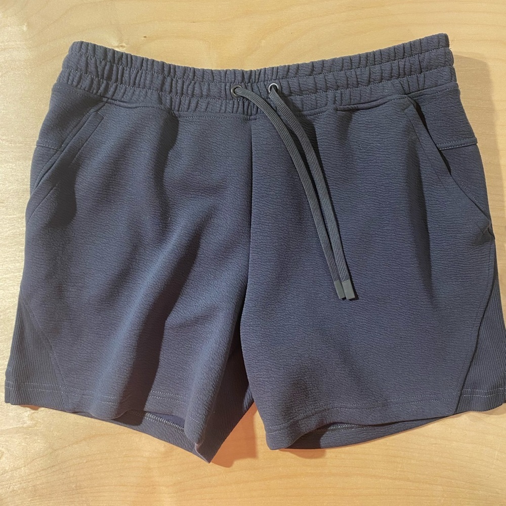 Athletic Works Men's Dark Blue Athletic Shorts Large (36-38) (PU)